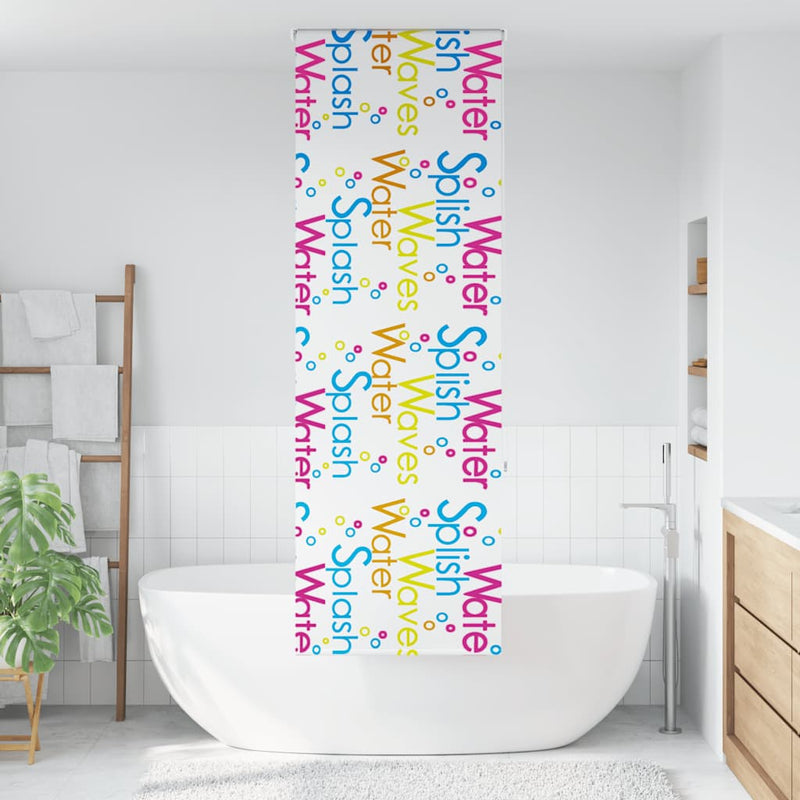 ギャラリービューアに画像をロードする, Vidaxl doucherolgordijn 60x240 cm stofbreedte 56 cm