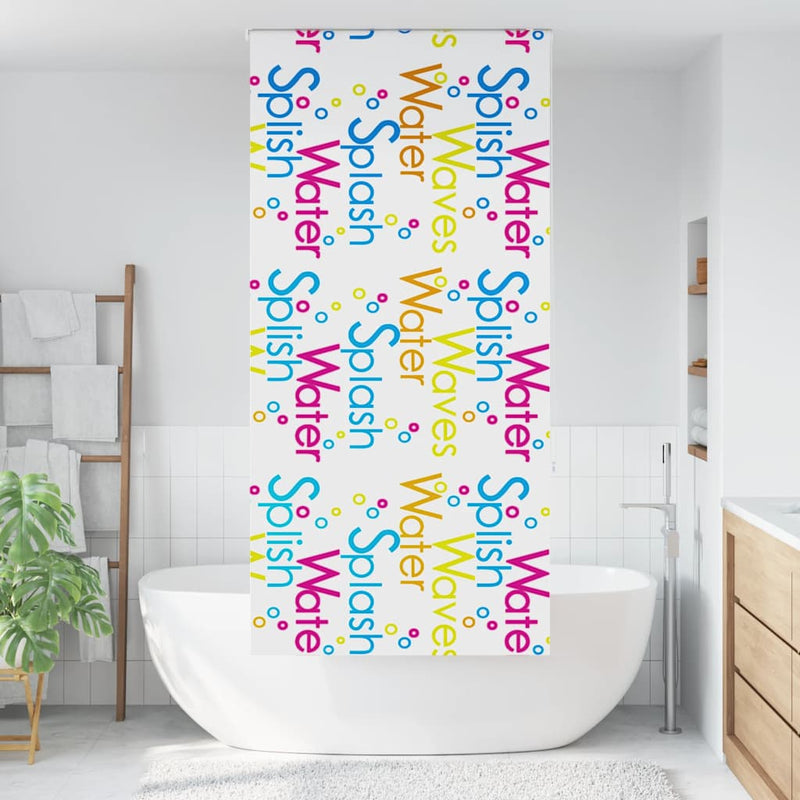 Afbeelding laden in galerijviewer, Vidaxl doucherolgordijn 100x240 cm stofbreedte 96 cm