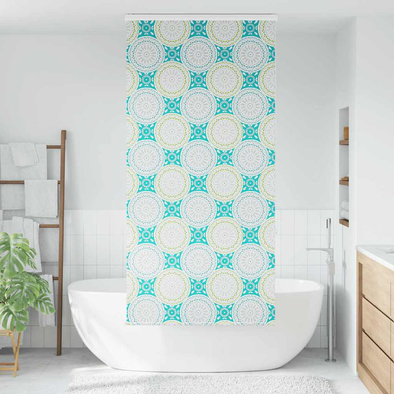 Chargez l'image dans la visionneuse de la galerie, Vidaxl doucherolgordijn met cassette 110x240 cm stofbreedte 106 cm