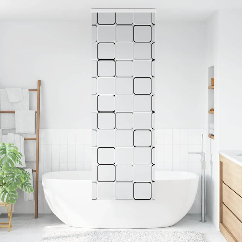 ギャラリービューアに画像をロードする, Vidaxl doucherolgordijn met cassette 60x240 cm stofbreedte 56 cm