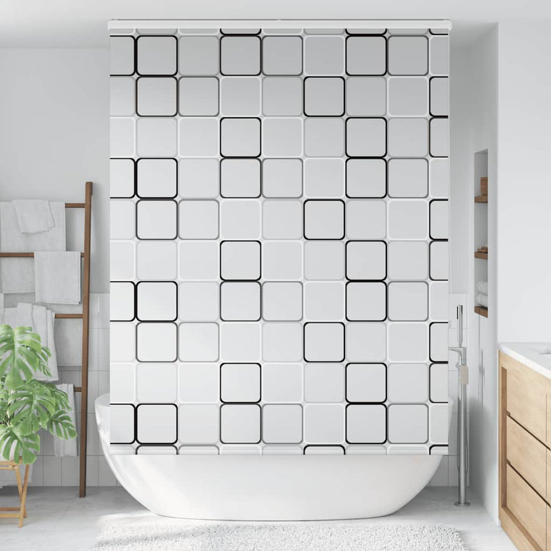 ギャラリービューアに画像をロードする, Vidaxl doucherolgordijn met cassette 160x240 cm stofbreedte 156 cm