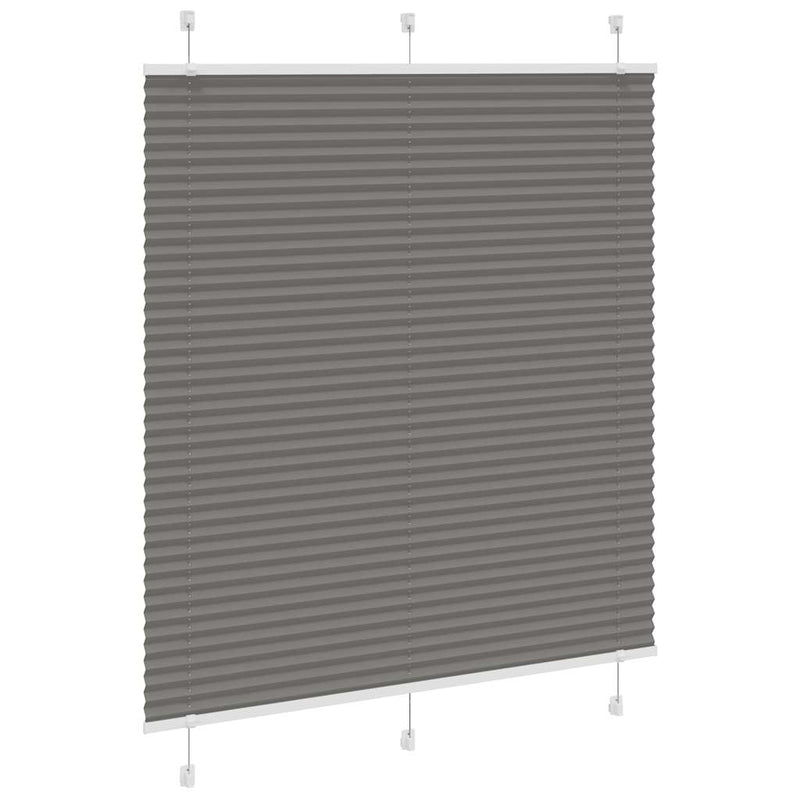 Load image into Gallery viewer, Vidaxl plissé rolgordijn 120x100 cm stofbreedte 119,4 cm antraciet