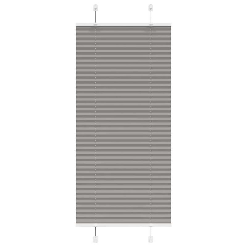 Load image into Gallery viewer, Vidaxl plissé rolgordijn 65x150 cm stofbreedte 64,4 cm antraciet