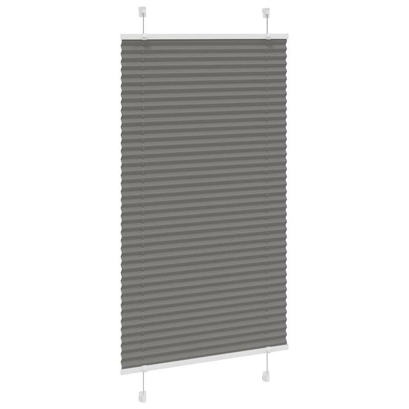 Load image into Gallery viewer, Vidaxl plissé rolgordijn 70x150 cm stofbreedte 69,4 cm antraciet