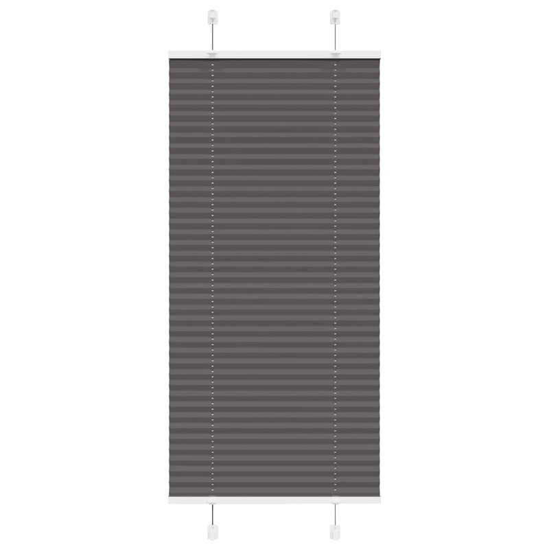 ギャラリービューアに画像をロードする, Vidaxl plissé rolgordijn 60x150 cm stofbreedte 59,4 cm polyester zwart
