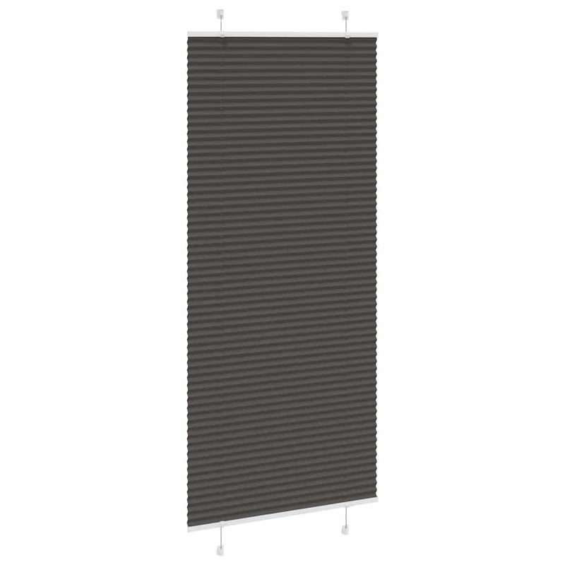 ギャラリービューアに画像をロードする, Vidaxl plissé rolgordijn 95x200 cm stofbreedte 94,4 cm polyester zwart