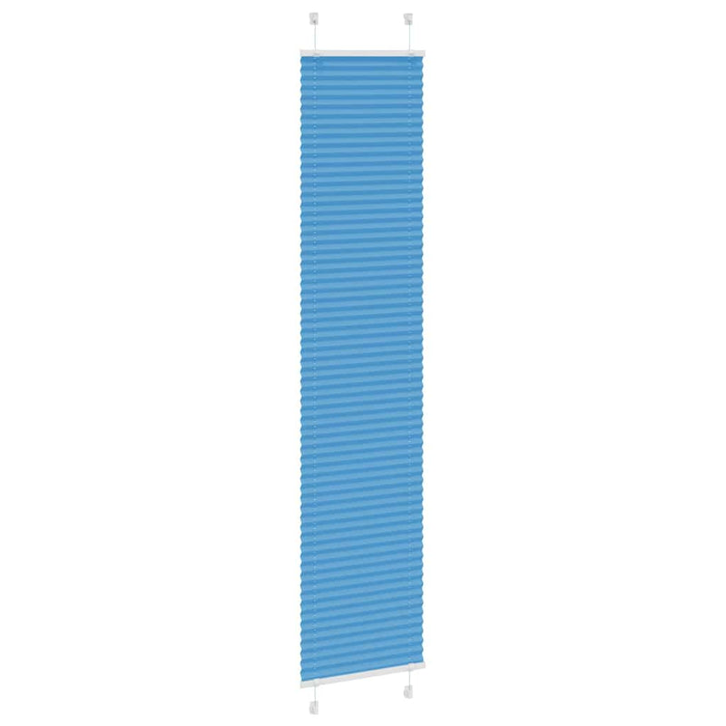 Chargez l'image dans la visionneuse de la galerie, Vidaxl plissé rolgordijn 40x200 cm stofbreedte 39,4 cm polyester blauw