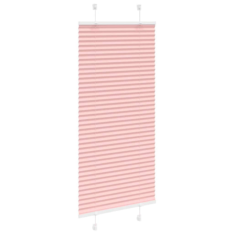 Chargez l'image dans la visionneuse de la galerie, Vidaxl plissé rolgordijn 55x100 cm stofbreedte 54,4 cm polyester roze