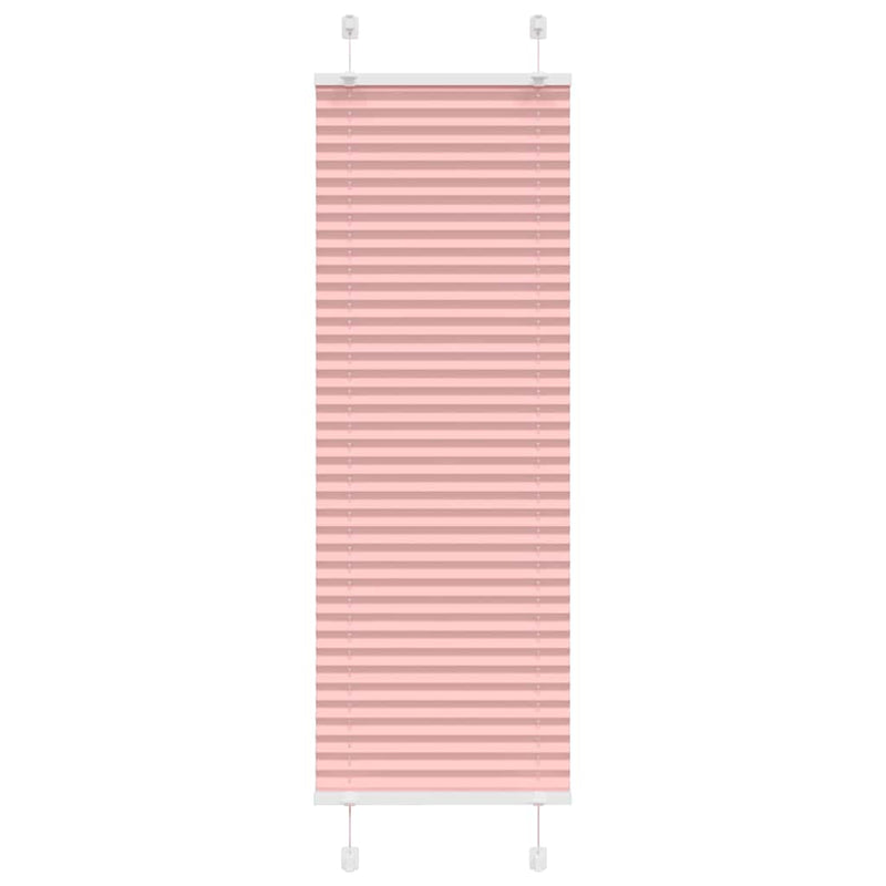 Chargez l'image dans la visionneuse de la galerie, Vidaxl plissé rolgordijn 45x150 cm stofbreedte 44,4 cm polyester roze