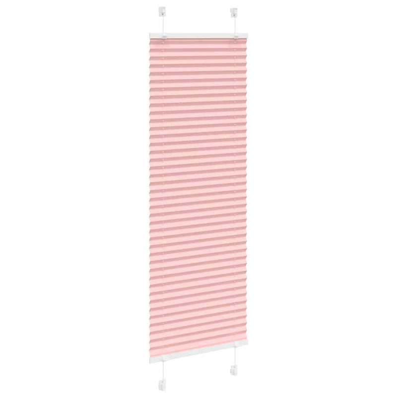Chargez l'image dans la visionneuse de la galerie, Vidaxl plissé rolgordijn 50x150 cm stofbreedte 49,4 cm polyester roze