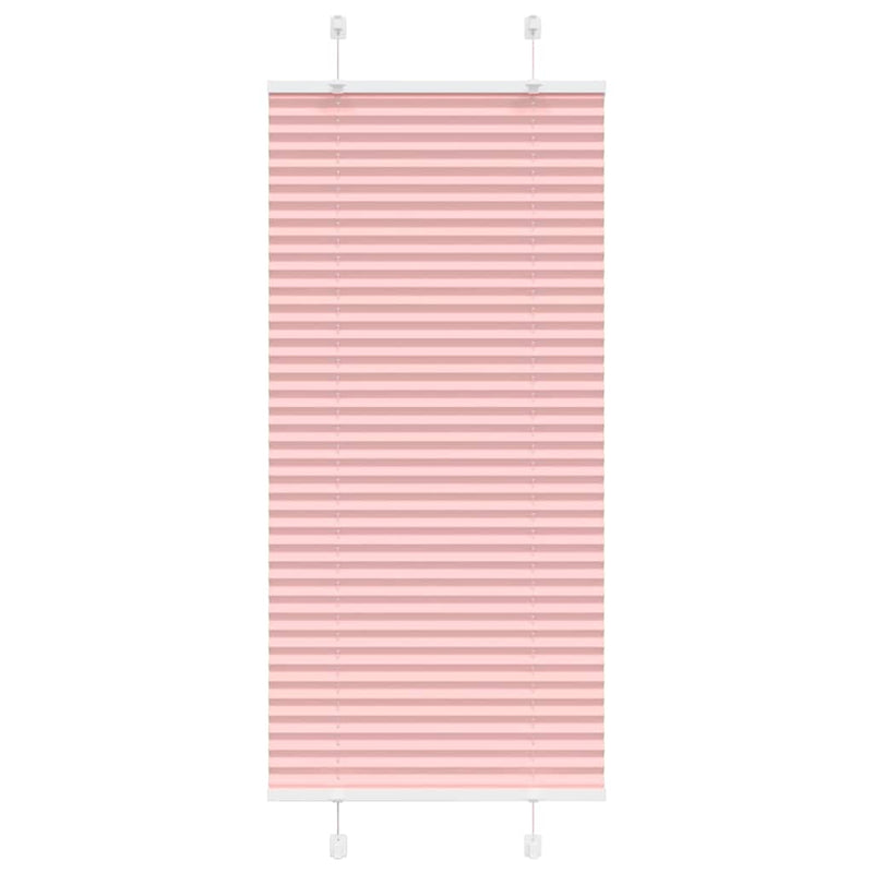 Chargez l'image dans la visionneuse de la galerie, Vidaxl plissé rolgordijn 65x150 cm stofbreedte 64,4 cm polyester roze