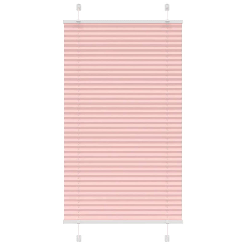 Chargez l'image dans la visionneuse de la galerie, Vidaxl plissé rolgordijn 75x150 cm stofbreedte 74,4 cm polyester roze
