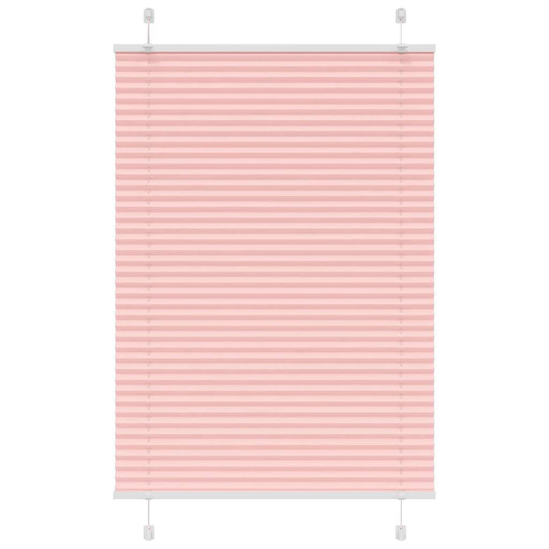 Chargez l'image dans la visionneuse de la galerie, Vidaxl plissé rolgordijn 90x150 cm stofbreedte 89,4 cm polyester roze