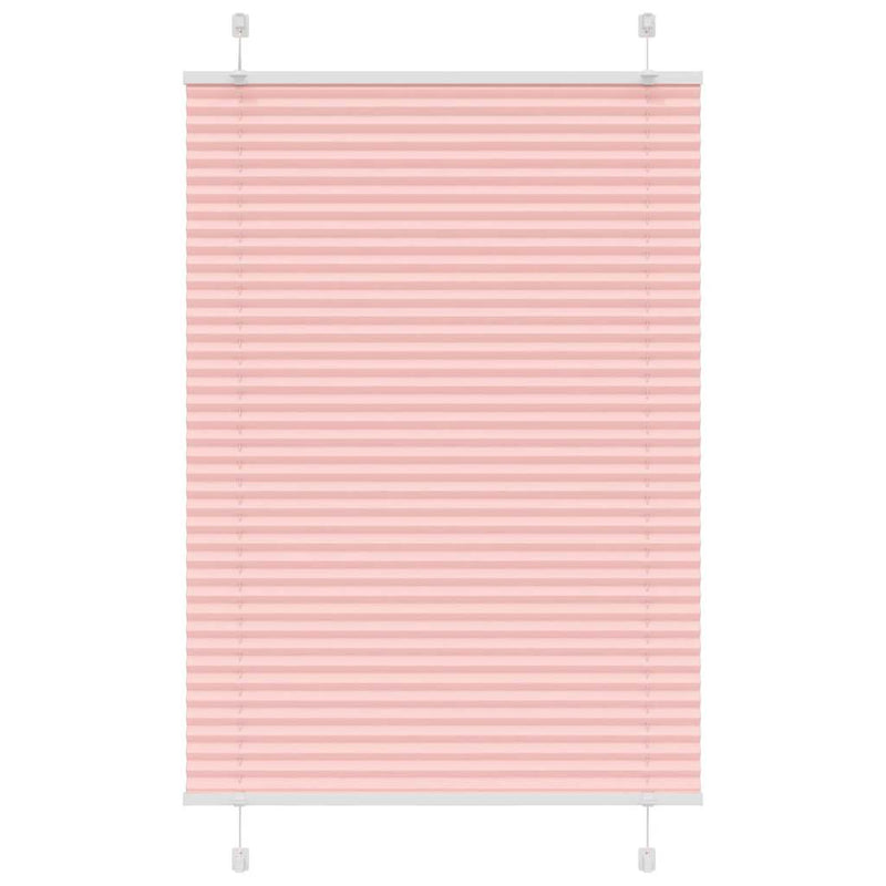 Chargez l'image dans la visionneuse de la galerie, Vidaxl plissé rolgordijn 95x150 cm stofbreedte 94,4 cm polyester roze