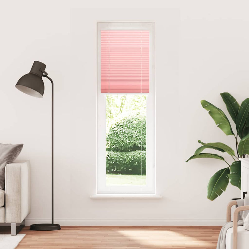 Chargez l'image dans la visionneuse de la galerie, Vidaxl plissé rolgordijn 60x200 cm stofbreedte 59,4 cm polyester roze