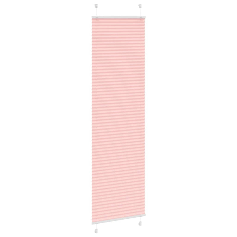 Chargez l'image dans la visionneuse de la galerie, Vidaxl plissé rolgordijn 60x200 cm stofbreedte 59,4 cm polyester roze