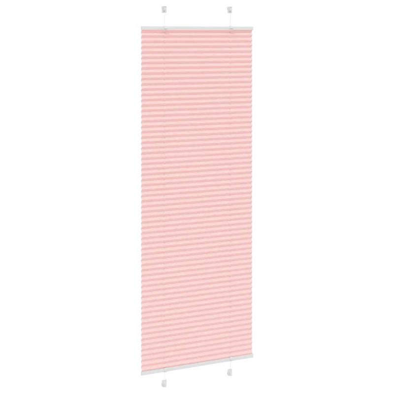 Chargez l'image dans la visionneuse de la galerie, Vidaxl plissé rolgordijn 75x200 cm stofbreedte 74,4 cm polyester roze