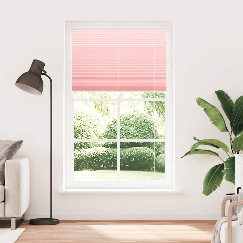 Chargez l'image dans la visionneuse de la galerie, Vidaxl plissé rolgordijn 115x200cm stofbreedte 114,4cm polyester roze