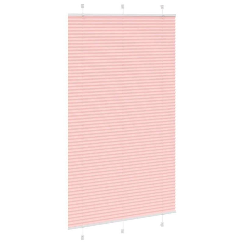 ギャラリービューアに画像をロードする, Vidaxl plissé rolgordijn 120x200cm stofbreedte 119,4cm polyester roze