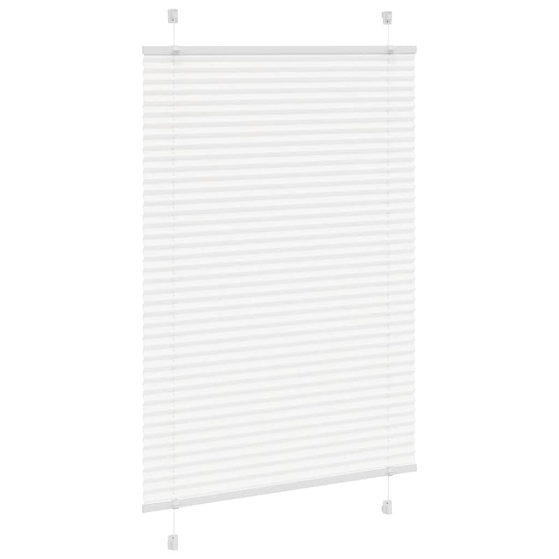 Afbeelding laden in galerijviewer, Vidaxl plissé rolgordijn 95x100 cm stofbreedte 94,4 cm polyester wit