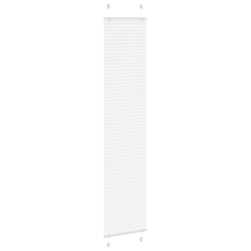 ギャラリービューアに画像をロードする, Vidaxl plissé rolgordijn 50x200 cm stofbreedte 49,4 cm polyester wit
