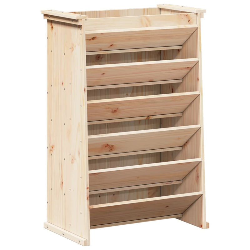 Load image into Gallery viewer, Vidaxl kruidenbak 6-laags 69x40x101,5 cm massief grenenhout