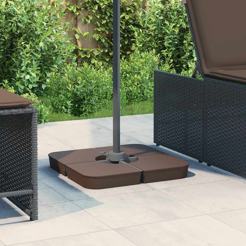 Load image into Gallery viewer, Vidaxl 4-delige set parasolvoeten voor kruisvoet parasol 100 kg pp