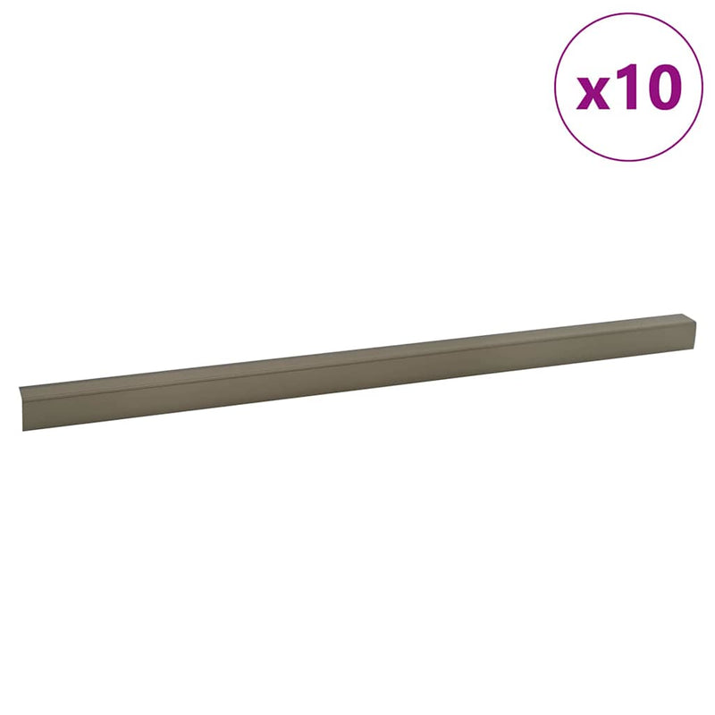 Afbeelding laden in galerijviewer, Vidaxl trapprofielen 10 pcs champagne 67 x 3.5 x 3 cm aluminium