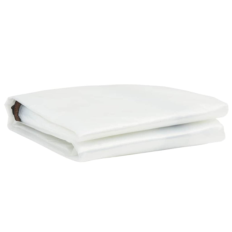 Load image into Gallery viewer, Vidaxl doorzichtig afdekzeil met ogen 2x2 m polyethyleen