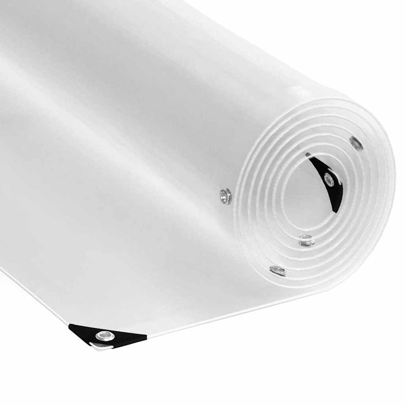 Load image into Gallery viewer, Vidaxl doorzichtig zeildoek met zeilringen 6x12 m pvc