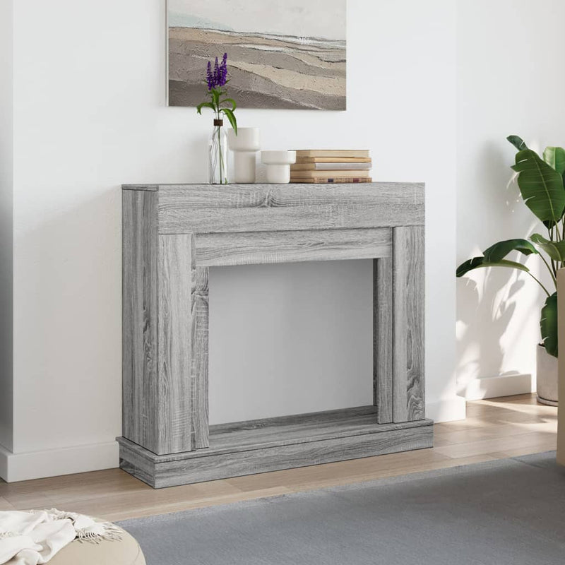 Chargez l'image dans la visionneuse de la galerie, Vidaxl haardombouw 100x30x87,5 cm bewerkt hout grijs sonoma eikenkleur