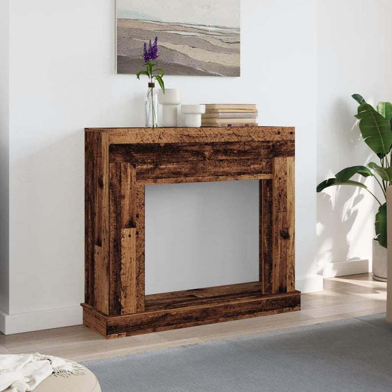 Chargez l'image dans la visionneuse de la galerie, Vidaxl haardombouw 100x30x87,5 cm bewerkt hout oud houtkleurig