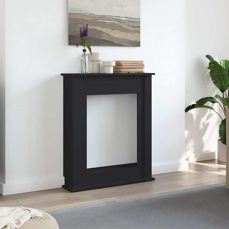 ギャラリービューアに画像をロードする, Vidaxl haardombouw 75x20x87,5 cm bewerkt hout zwart