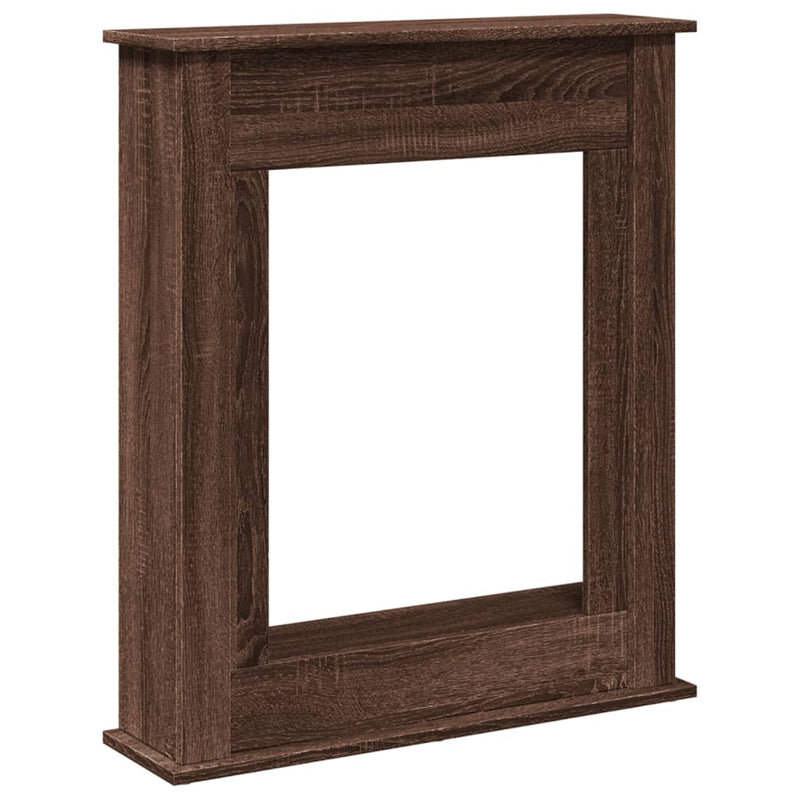 Afbeelding laden in galerijviewer, Vidaxl haardombouw 75x20x87,5 cm bewerkt hout bruin eikenkleurig