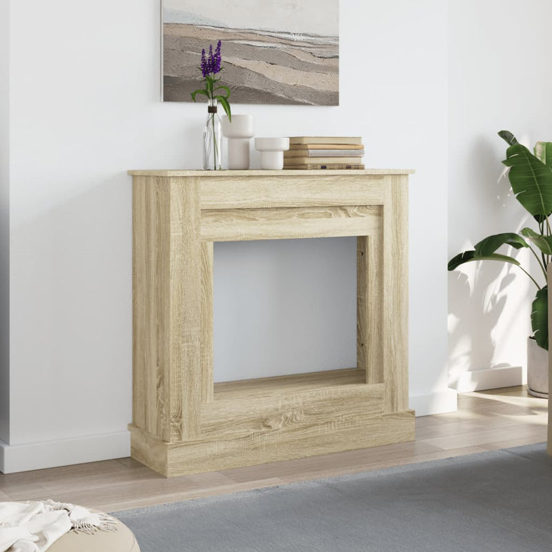 Afbeelding laden in galerijviewer, Vidaxl haardombouw 90x30x90 cm bewerkt hout sonoma eikenkleurig