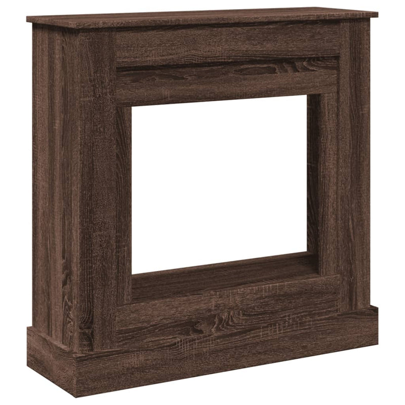Afbeelding laden in galerijviewer, Vidaxl haardombouw 90x30x90 cm bewerkt hout bruin eikenkleurig