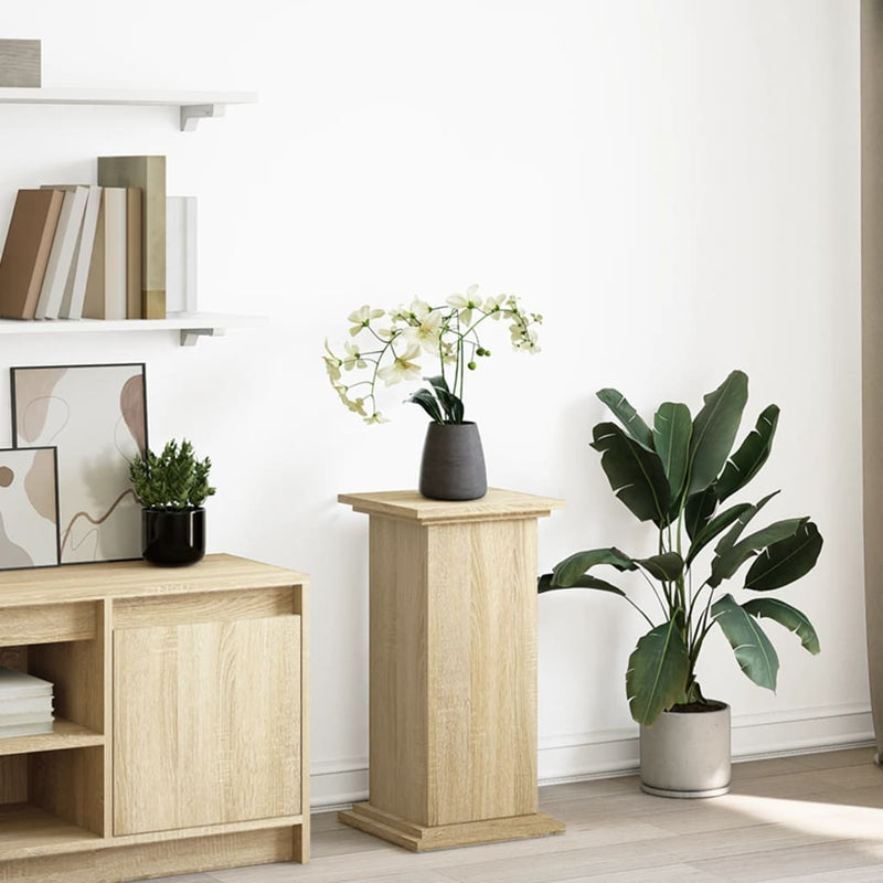 Load image into Gallery viewer, Vidaxl sokkel met opbergruimte 31x30x60 cm bewerkt hout sonoma eiken