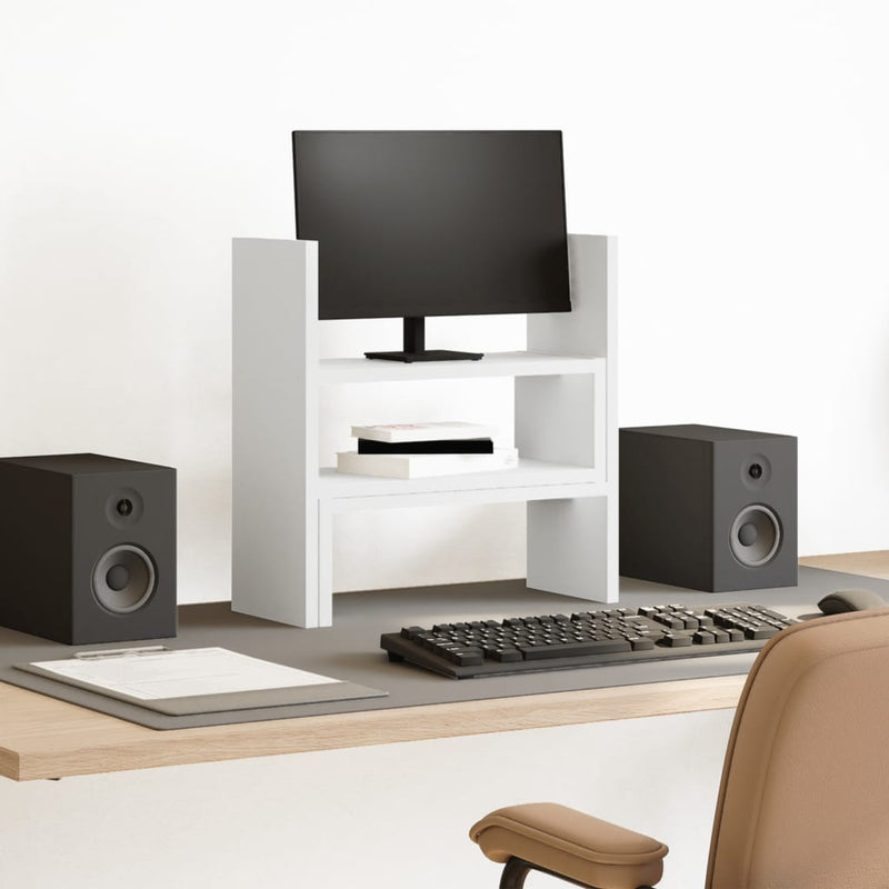 Load image into Gallery viewer, Vidaxl bureau organiser 40x17x41 cm bewerkt hout wit