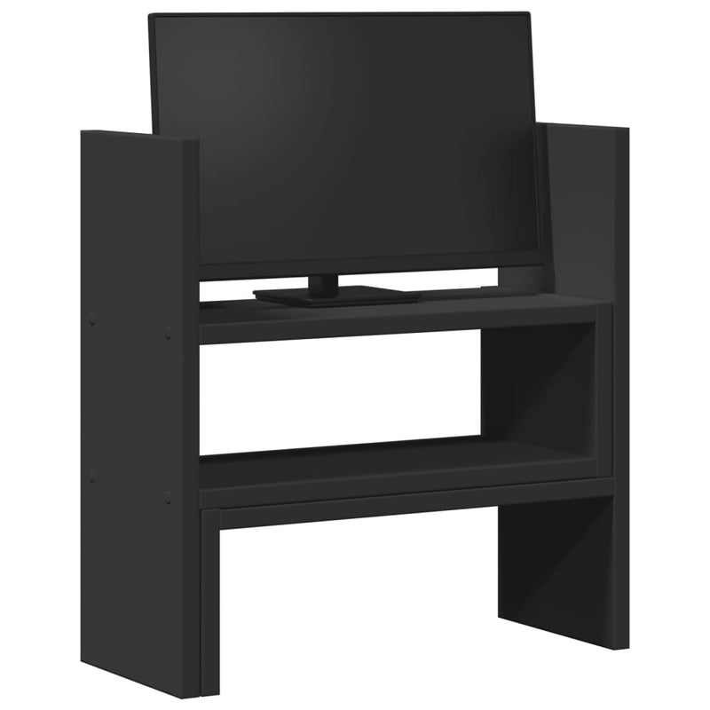 Load image into Gallery viewer, Vidaxl bureau organiser 40x17x41 cm bewerkt hout zwart