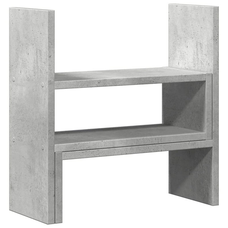 Load image into Gallery viewer, Vidaxl bureau organiser 40x17x41 cm bewerkt hout betongrijs