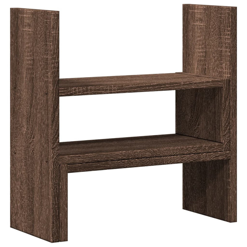 Load image into Gallery viewer, Vidaxl bureau organiser 40x17x41 cm bewerkt hout bruin eikenkleurig
