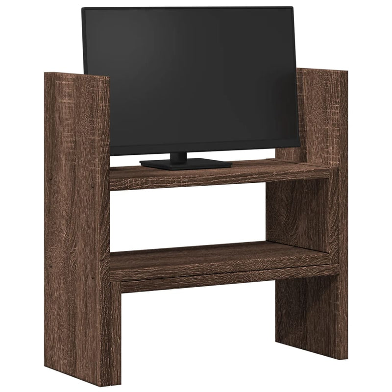 Load image into Gallery viewer, Vidaxl bureau organiser 40x17x41 cm bewerkt hout bruin eikenkleurig