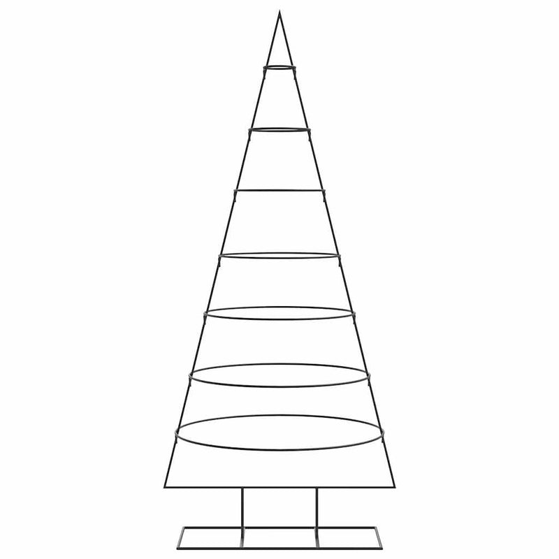 Afbeelding laden in galerijviewer, Vidaxl kerstdecoratie kerstboom 180 cm metaal zwart