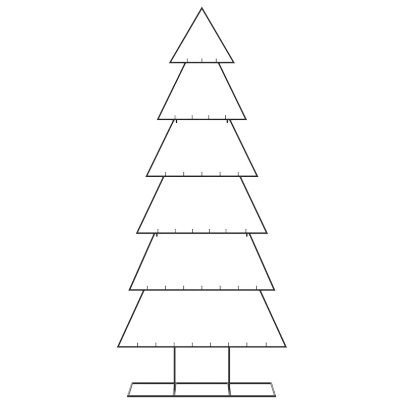 Afbeelding laden in galerijviewer, Vidaxl kerstdecoratie kerstboom 180 cm metaal zwart
