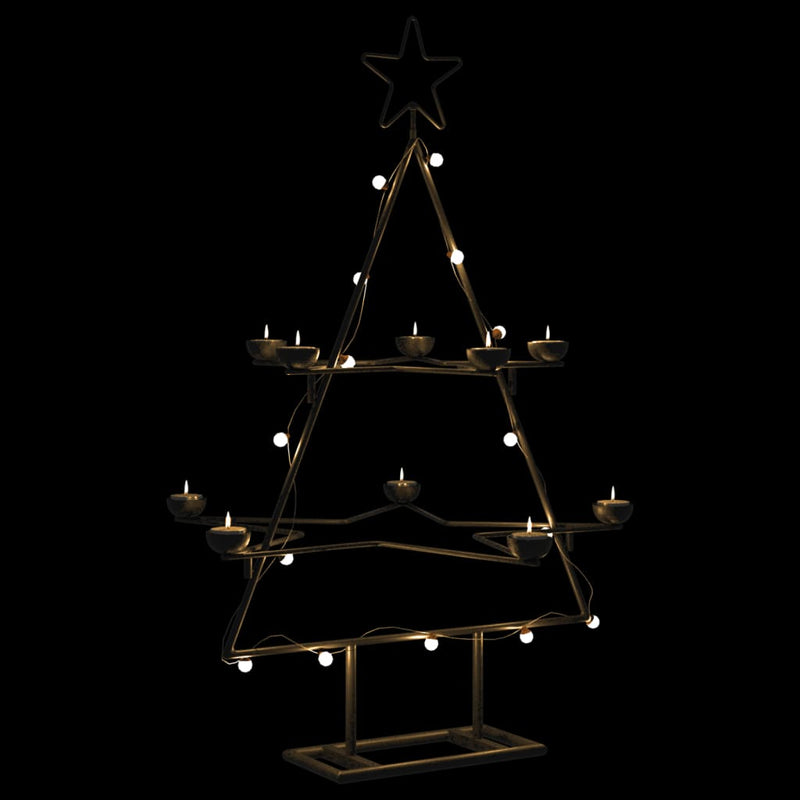 Load image into Gallery viewer, Vidaxl kerstdecoratie kerstboom 75 cm metaal zwart