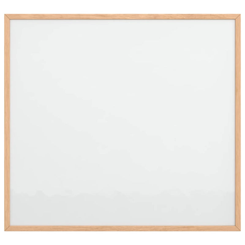 Afbeelding laden in galerijviewer, Vidaxl magnetisch whiteboard met massief grenenhouten frame 60x55 cm