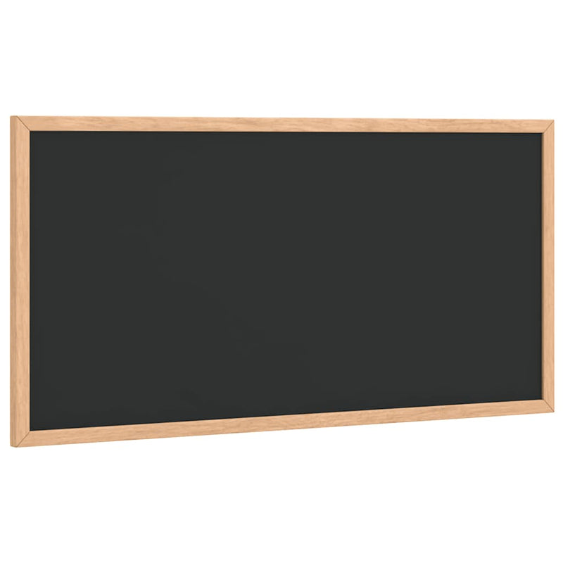 Afbeelding laden in galerijviewer, Vidaxl krijtbord met massief grenenhouten frame zwart 60x30 cm