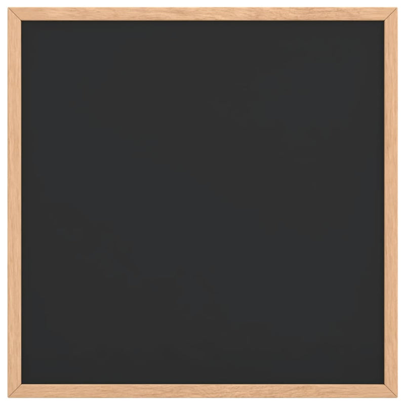 Chargez l'image dans la visionneuse de la galerie, Vidaxl krijtbord met massief grenenhouten lijst 40x40 cm zwart
