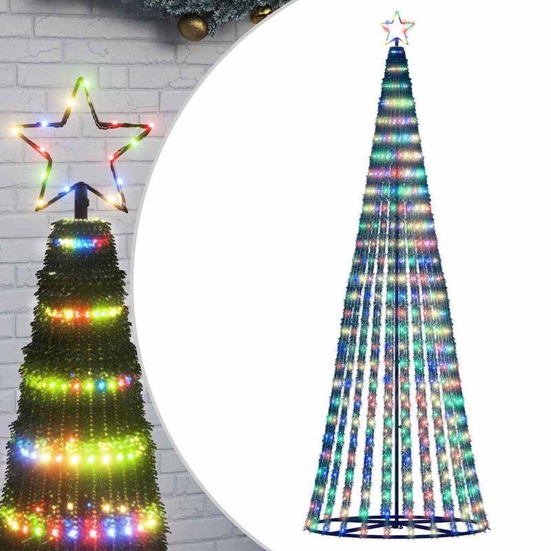 Load image into Gallery viewer, Vidaxl led-kerstboom 475 leds kleurrijk 247 cm