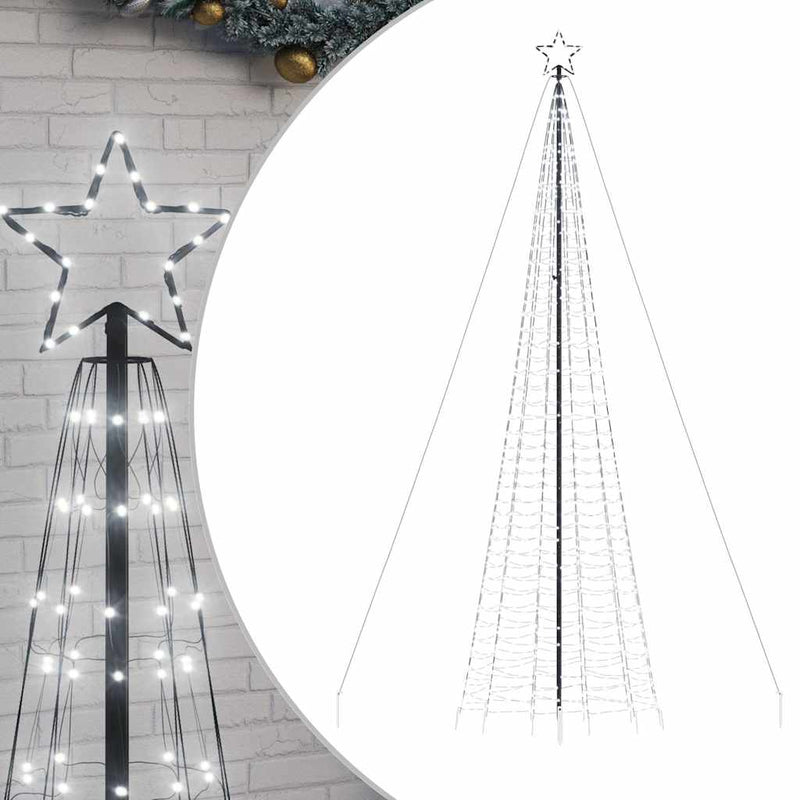 Chargez l'image dans la visionneuse de la galerie, Vidaxl led-kerstboom met spikes 1534 leds 500 cm koud wit